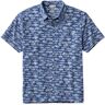 Men's Lakewashed Performance Shirts, Button-Front Shirt, Short-Sleeve, Print Bright Mariner Fish Extra Large, Cotton Blend L.L.Bean