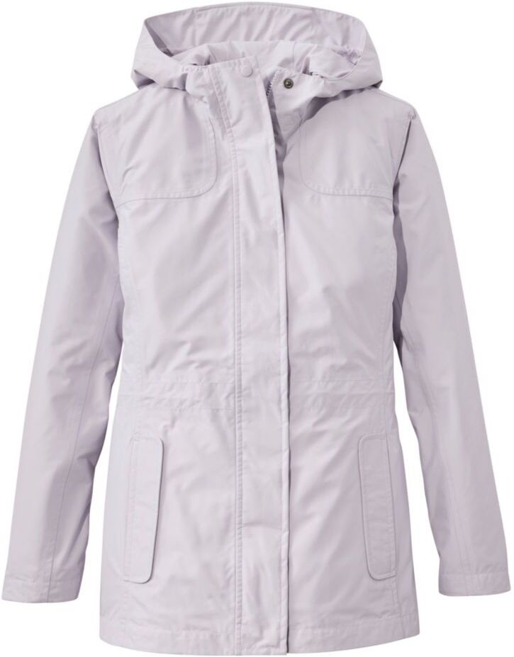 Women's H2OFF Rain Jacket, Mesh-Lined Lilac Mist Extra Large, Synthetic/Nylon L.L.Bean