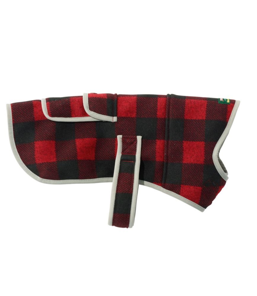 Sweater Fleece Jacket for Dogs Buffalo Plaid, Polyester L.L.Bean