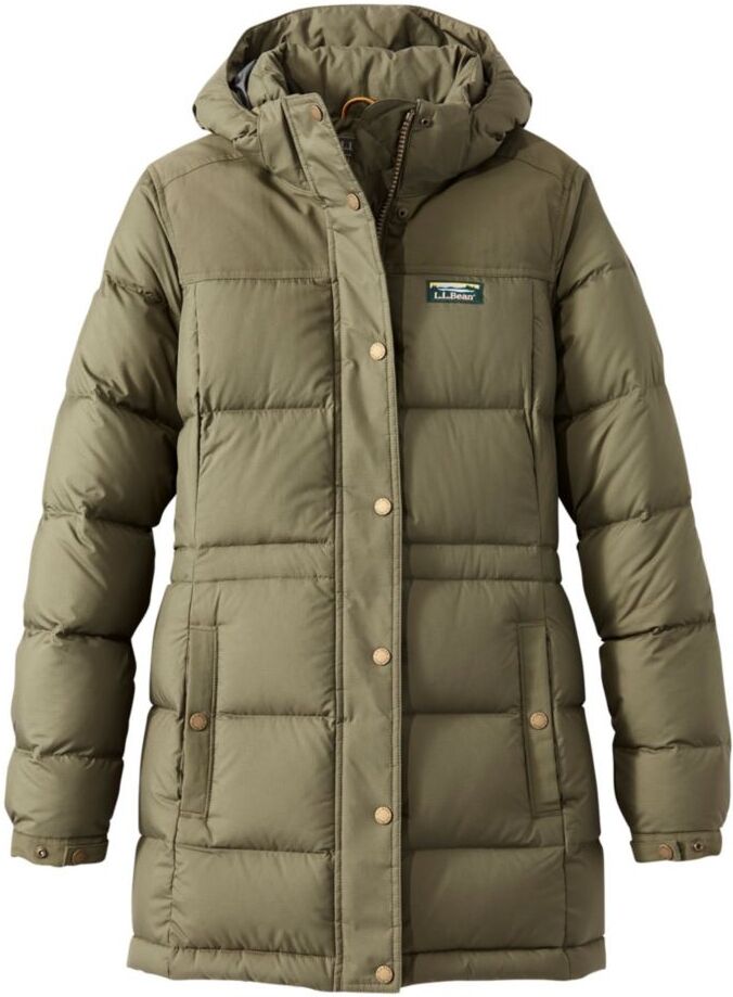 Women's Mountain Classic Down Parka Kelp Green Small, Synthetic/Nylon L.L.Bean