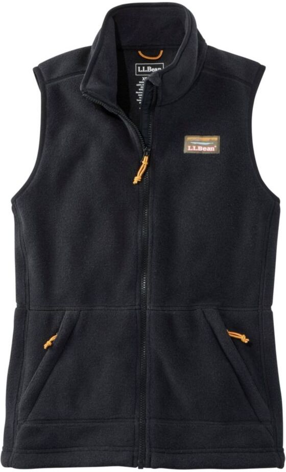 Women's Mountain Classic Fleece Vest Black 3X L.L.Bean