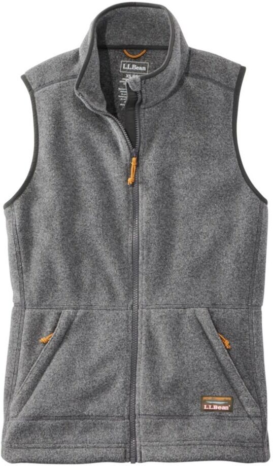 Women's Mountain Classic Fleece Vest Charcoal Heather 3X L.L.Bean