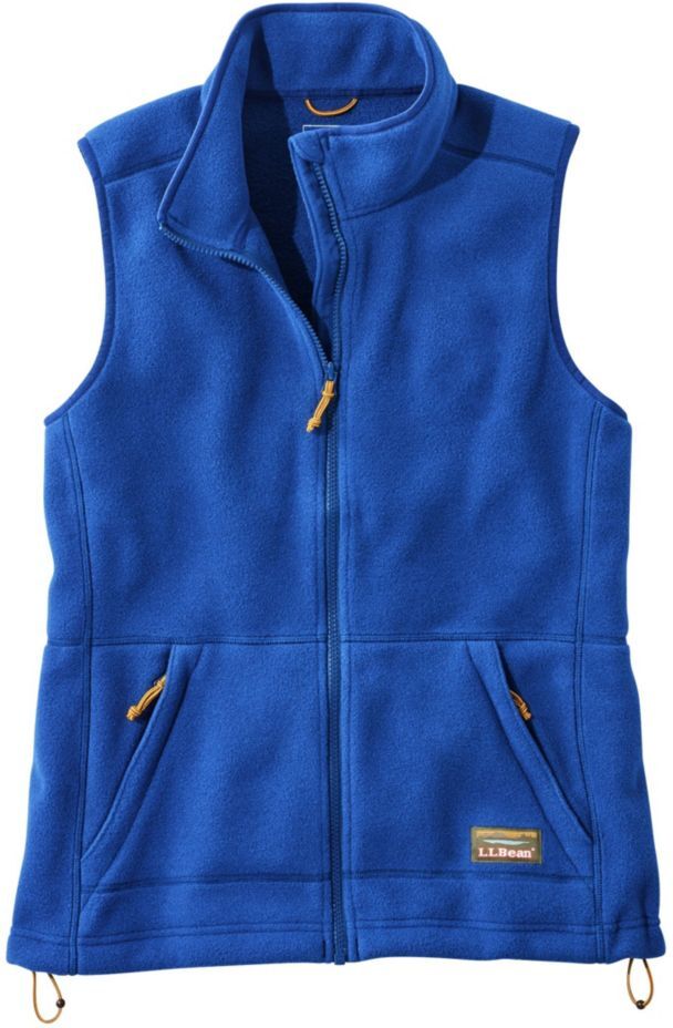 Women's Mountain Classic Fleece Vest Regatta Blue 3X L.L.Bean