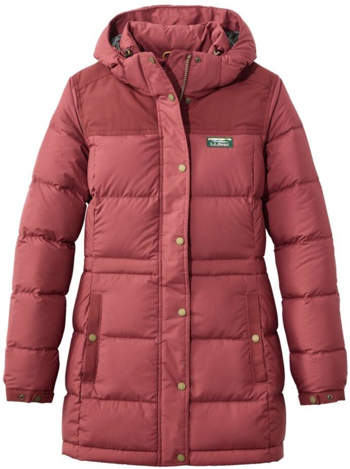 Women's Mountain Classic Down Parka Burgundy XXS, Synthetic/Nylon L.L.Bean