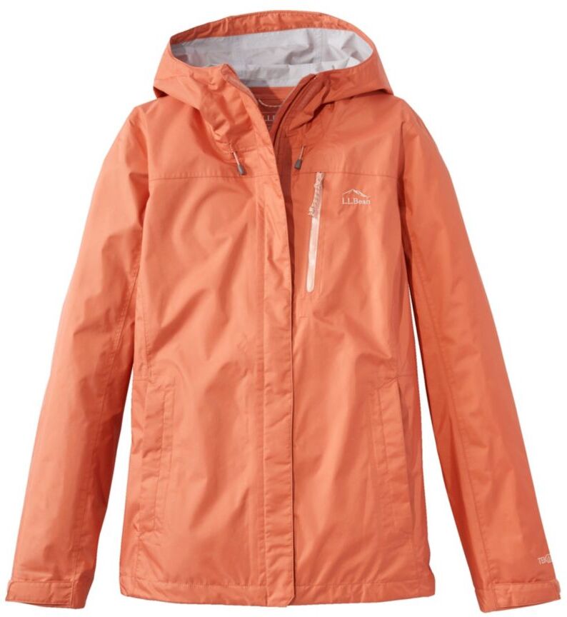 Women's Trail Model Rain Jacket Faded Orange Large, Synthetic/Nylon L.L.Bean