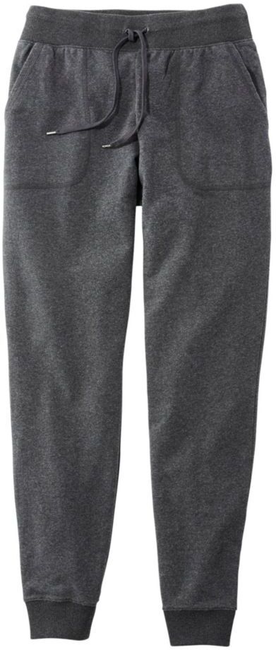 Women's Ultrasoft Sweats, Drawstring Jogger Charcoal Heather Extra Small, Cotton L.L.Bean