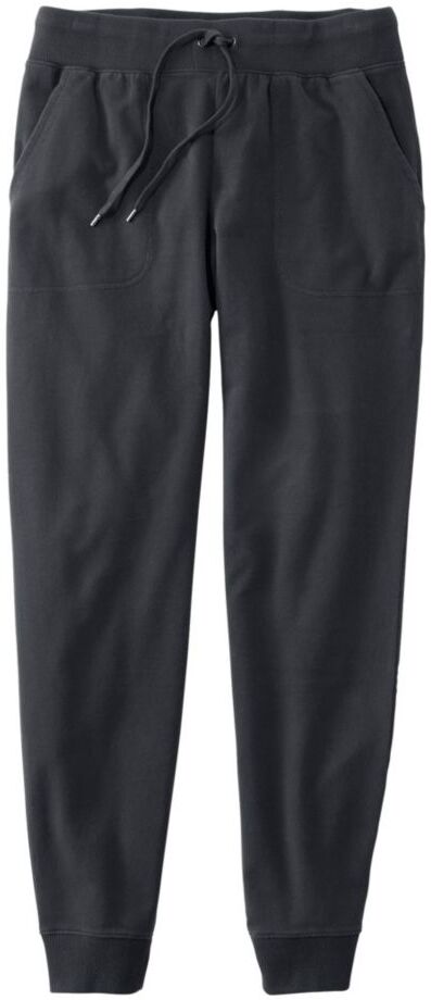 Women's Ultrasoft Sweats, Drawstring Jogger Ink Black Small, Cotton L.L.Bean