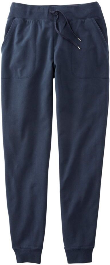 Women's Ultrasoft Sweats, Drawstring Jogger Classic Navy Medium, Cotton L.L.Bean