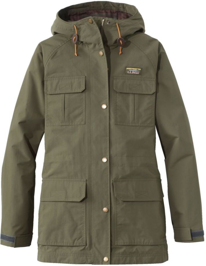 Women's Mountain Classic Water-Resistant Jacket Kelp Green 3X, Polyester/Nylon/Wool L.L.Bean