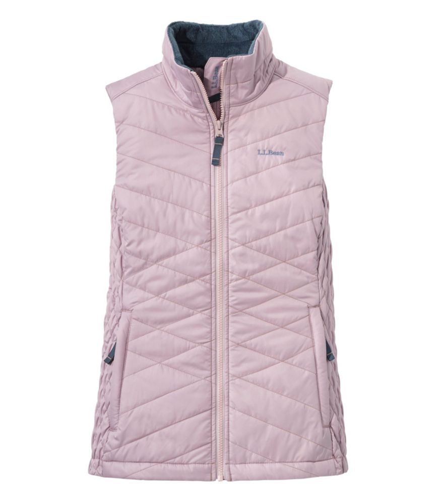 Women's Fleece-Lined PrimaLoft Vest Vintage Lavender XXS, Polyester L.L.Bean