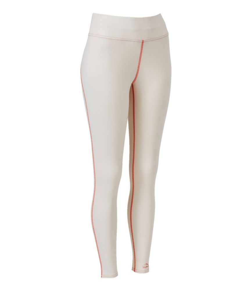 Women's L.L.Bean Midweight Base Layer - Long Underwear Pants Silver Birch 1X, Synthetic