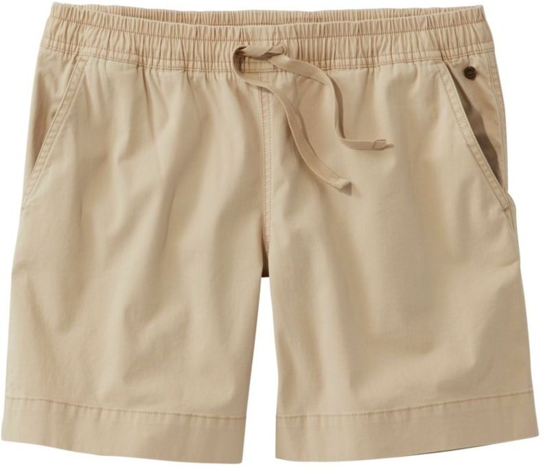 Women's Lakewashed Dock Shorts, Mid-Rise Boulder 12, Cotton Blend L.L.Bean