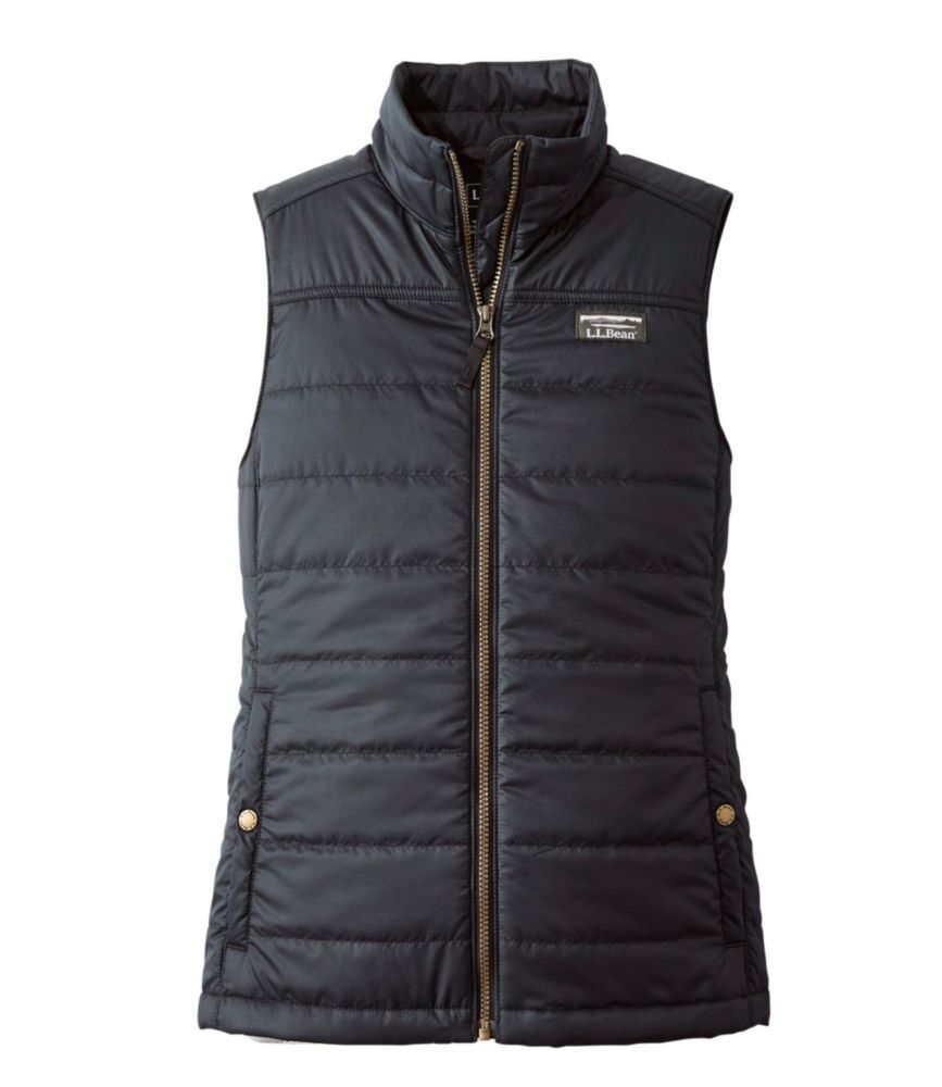 Women's Mountain Classic Puffer Vest Black 3X, Synthetic L.L.Bean