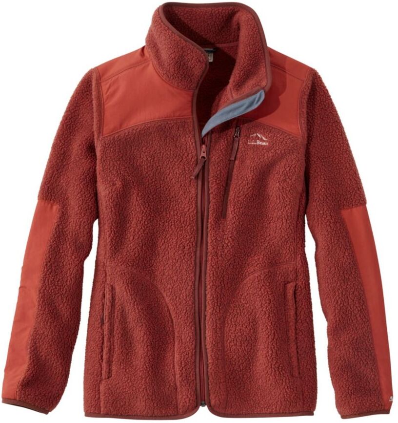 Women's Mountain Pro Polartec Fleece Jacket Rust Orange XXS, Fleece/Nylon L.L.Bean