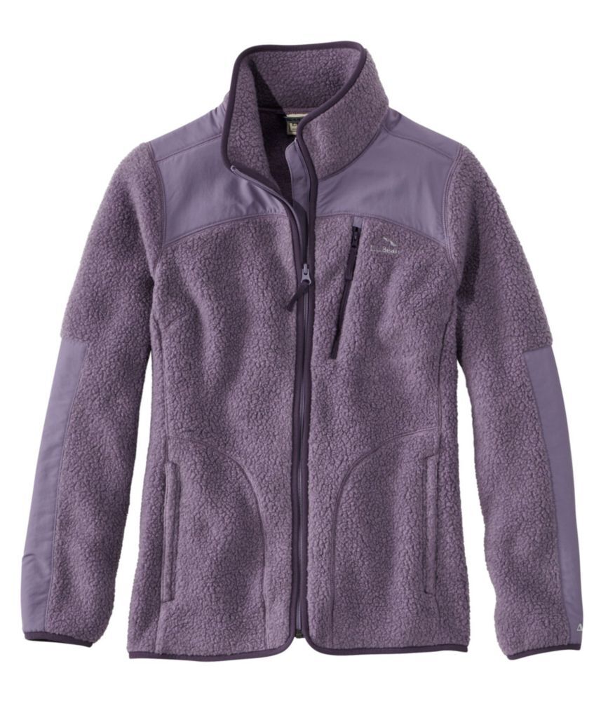 Women's Mountain Pro Polartec Fleece Jacket Muted Purple Small, Fleece/Nylon L.L.Bean