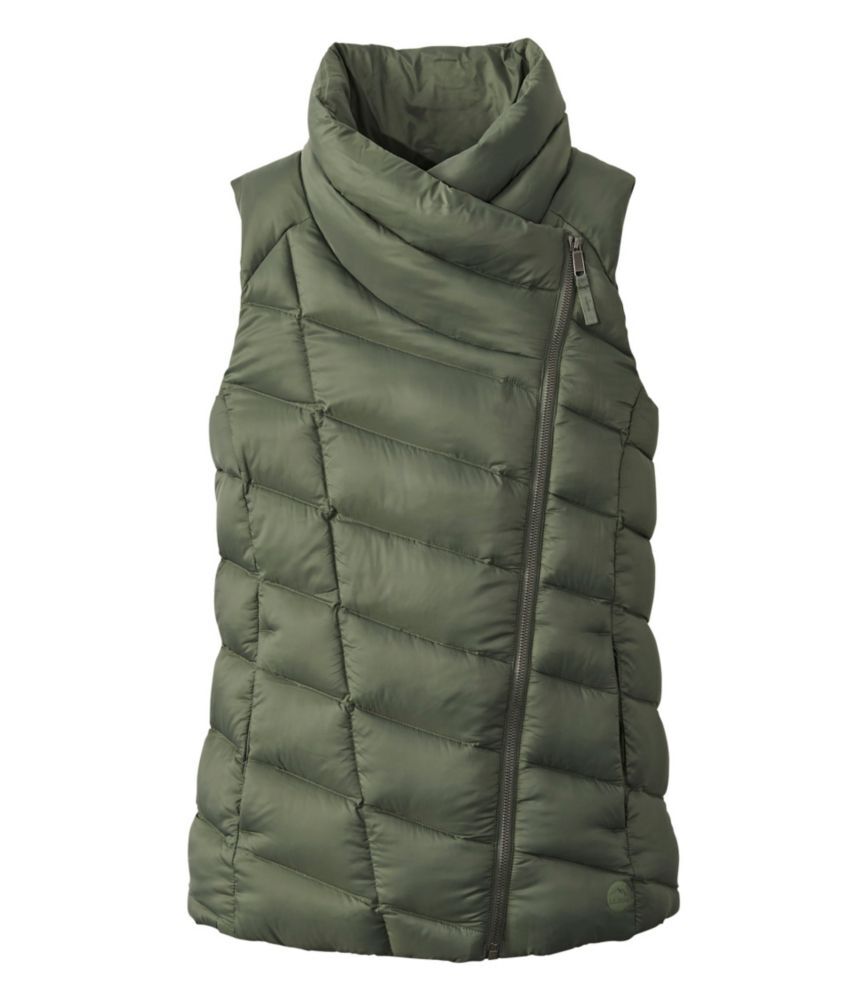 Women's Boundless Down Puffer Vest Thyme 3X, Synthetic/Nylon L.L.Bean