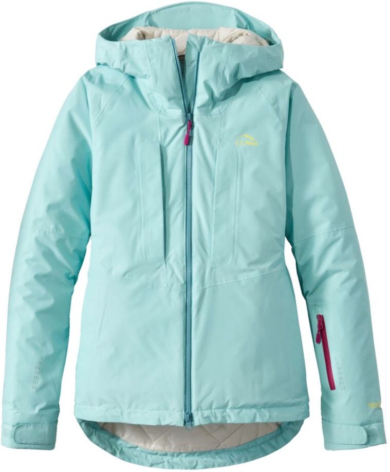 Women's Wildcat Waterproof Ski Jacket Pale Turquoise Large, Synthetic/Nylon L.L.Bean