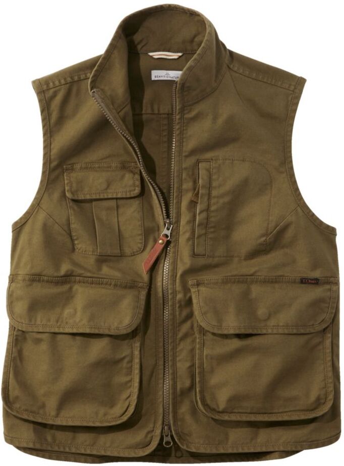 Women's Signature Camp Vest Antique Olive Small, Cotton L.L.Bean