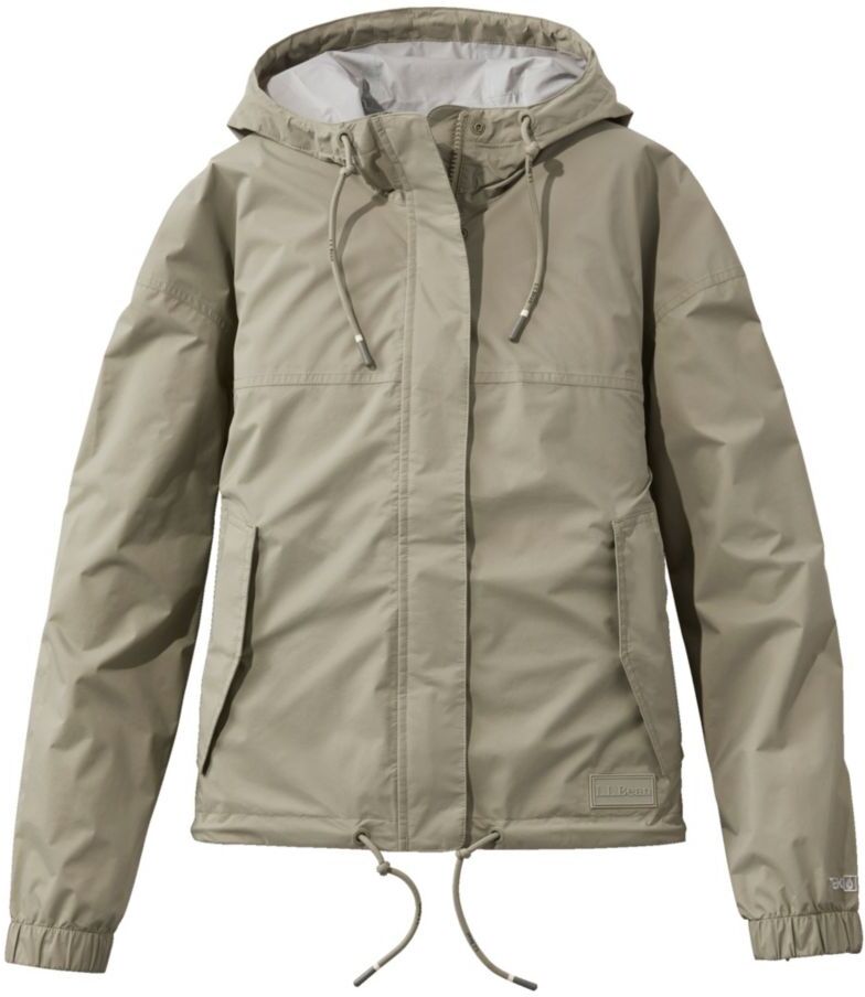 Women's Wharf Street Rain Jacket Eucalyptus Large, Synthetic/Nylon L.L.Bean