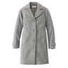 Women's Classic Lambswool Polo Winter Coat, Three-Quarter Light Gray Heather 2X L.L.Bean