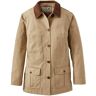 Women's Adirondack Barn Winter Coat, Flannel-Lined Dark Khaki 2X, Cotton/Nylon L.L.Bean