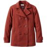 Women's Classic Lambswool Peacoat Hickory Heather 4 L.L.Bean