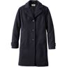 Women's Classic Lambswool Polo Winter Coat, Three-Quarter Navy 20 L.L.Bean