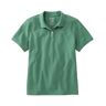 Women's Premium Double L Polo, Relaxed Fit Clover Large, Cotton L.L.Bean