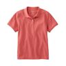 Women's Premium Double L Polo, Relaxed Fit Mineral Red Small, Cotton L.L.Bean