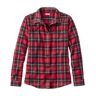 Women's Scotch Plaid Flannel Shirt, Relaxed Prince Charles Edward Small L.L.Bean