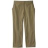 Perfect Fit Pants, Straight-Leg Crop Moss Green Large, Cotton L.L.Bean