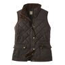 Women's L.L.Bean Upcountry Waxed Cotton Down Vest Coffee Bean Extra Small