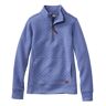 Women's Quilted Quarter-Zip Pullover Larkspur Extra Large, Cotton Cotton Polyester L.L.Bean