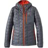 Women's PrimaLoft Packaway Hooded Jacket Gunmetal Gray Extra Small L.L.Bean