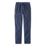 Women's Stretch Ripstop Pull-On Pants, Slim-Leg Carbon Navy Extra Large Petite, Cotton L.L.Bean