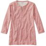 Women's L.L.Bean Tee, Three-Quarter-Sleeve Splitneck Tunic Print Rose Shadow Garden Large, Cotton