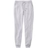 Women's Ultrasoft Sweats, Drawstring Jogger Light Gray Heather Small, Cotton L.L.Bean