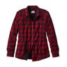 Women's Scotch Plaid Shirt, Sherpa-Lined Rob Roy Small, Flannel L.L.Bean