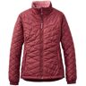 Women's Fleece-Lined Primaloft Jacket Burgundy Large, Synthetic L.L.Bean