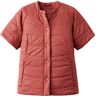 Women's Collarless Short Sleeve Puffer Sienna Clay Extra Small, Polyester L.L.Bean