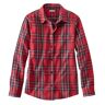 Women's Scotch Plaid Flannel Shirt, Relaxed Royal Stewart Tartan Small L.L.Bean