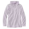 Women's SoftLight Quilted Top, Funnelneck Pullover Lilac Mist Large, Polyester Blend L.L.Bean