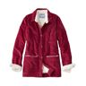 Women's Comfort Corduroy Relaxed Shirt, Lined Dark Cranberry Extra Small L.L.Bean