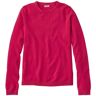 Women's Classic Crewneck Cashmere Sweater Radiant Magenta Heather Medium L.L.Bean