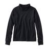 Women's Explorer Sweatshirt, Funnelneck Midnight Black Extra Large, Polyester Blend Cotton Polyester L.L.Bean