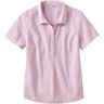 Women's Vacationland Seersucker Shirt, Short-Sleeve Popover Stripe Rose Shadow Extra Small, Cotton L.L.Bean