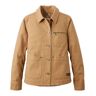 Women's Chore Jacket Marsh Brown 1X, Cotton/Nylon/Leather L.L.Bean