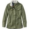 Women's BeanFlex Utility Jacket, Lined Deep Olive Large, Cotton L.L.Bean