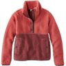 Women's Sherpa Fleece Pullover Mineral Red/Rosewood Extra Small, Fleece/Nylon L.L.Bean