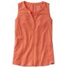 Women's Streamside Tank, Splitneck Faded Orange Medium, Synthetic L.L.Bean